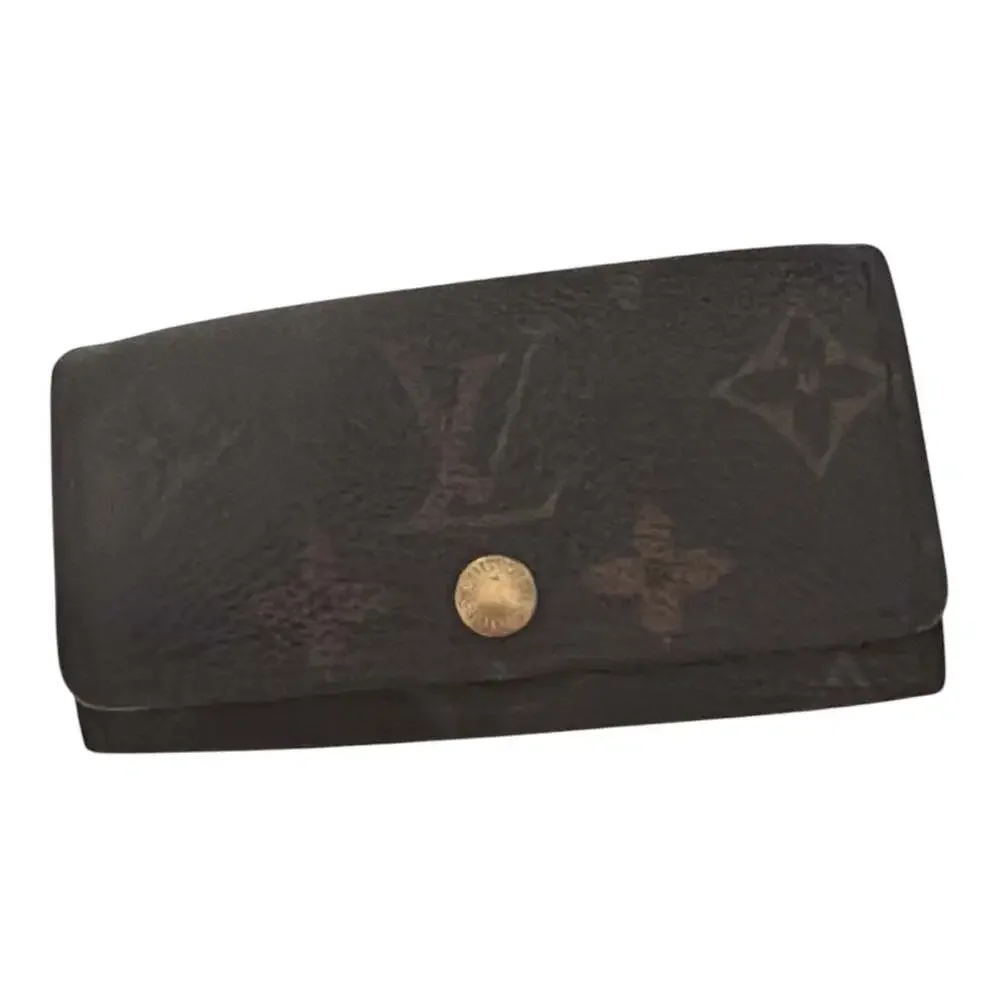 LV Monogram 4-Hook Key Holder with Brown Leather Interior – 2007 France